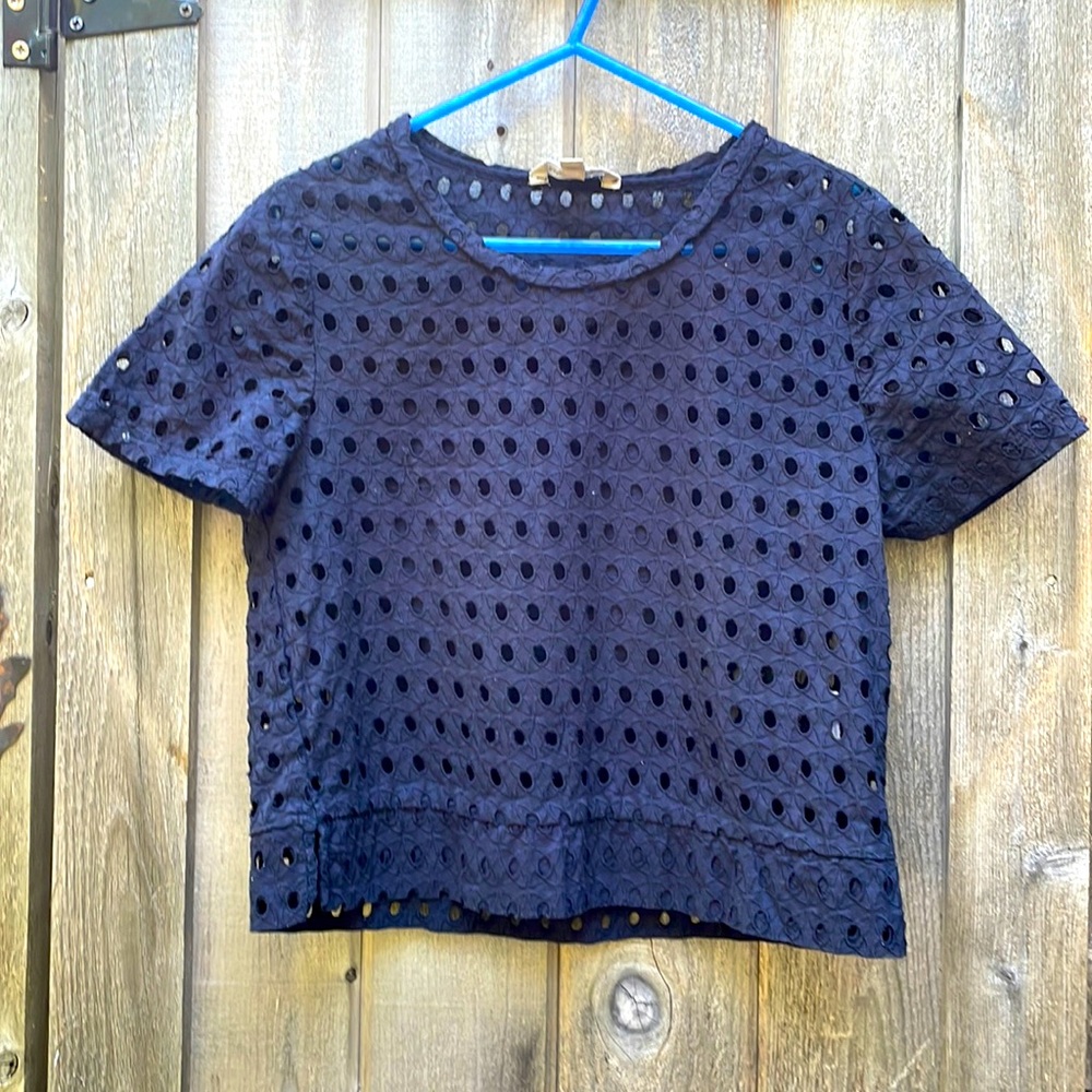 Banana republic navy top
